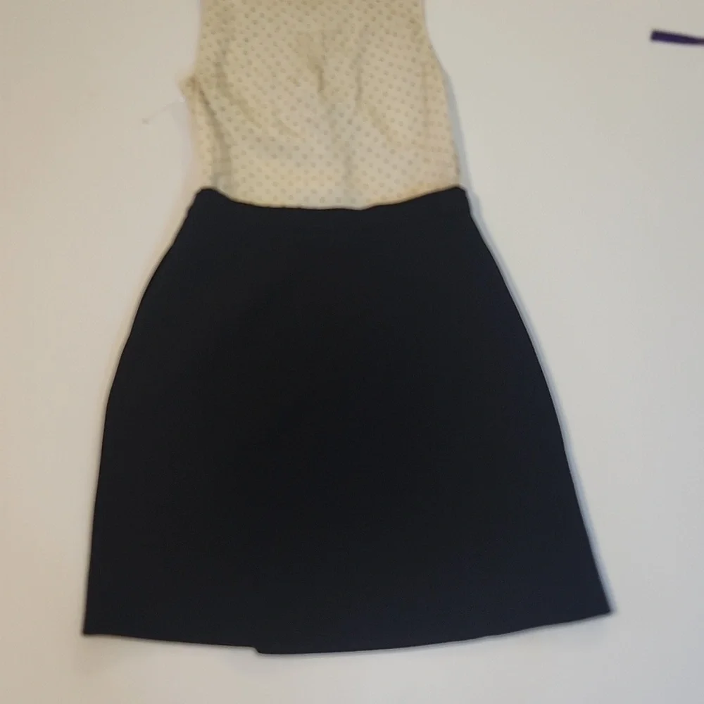 J.crew Elegant Black & Cream Women's Skirt
